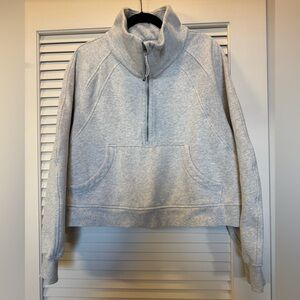 Lululemon Scuba Cropped Funnel Neck Half-Zip